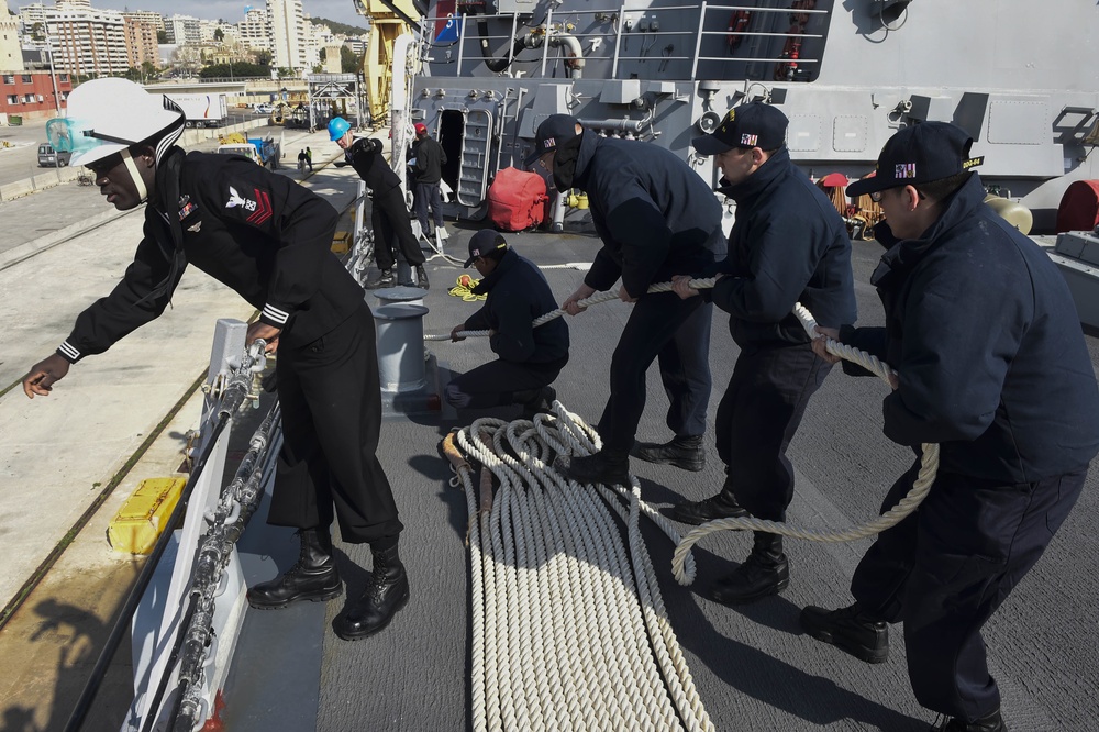 USS Carney operations