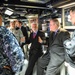 DSD listens to a brief aboard the USS Stout