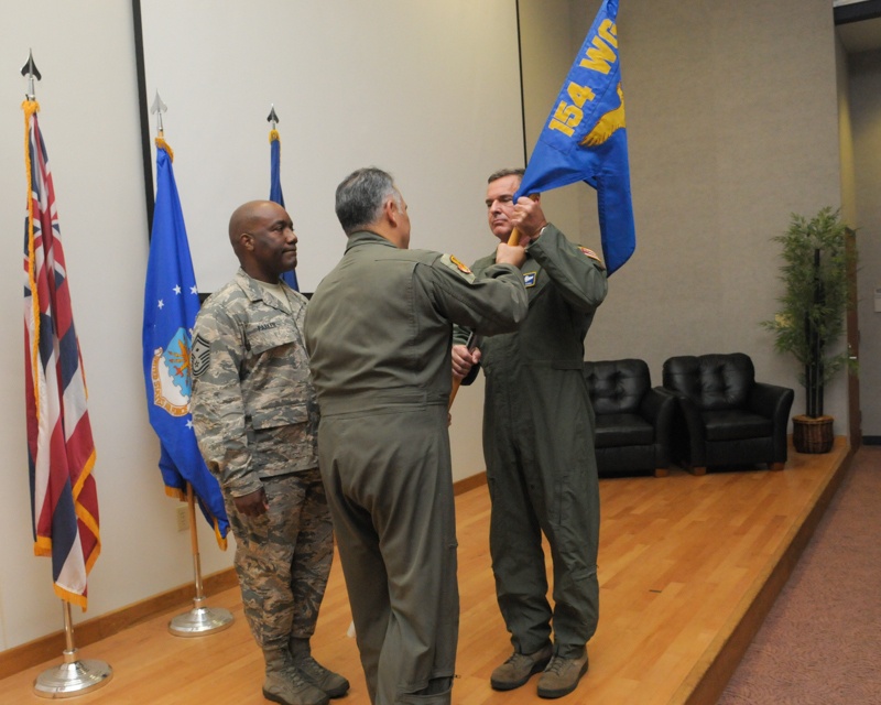York accepts command of 154th OG