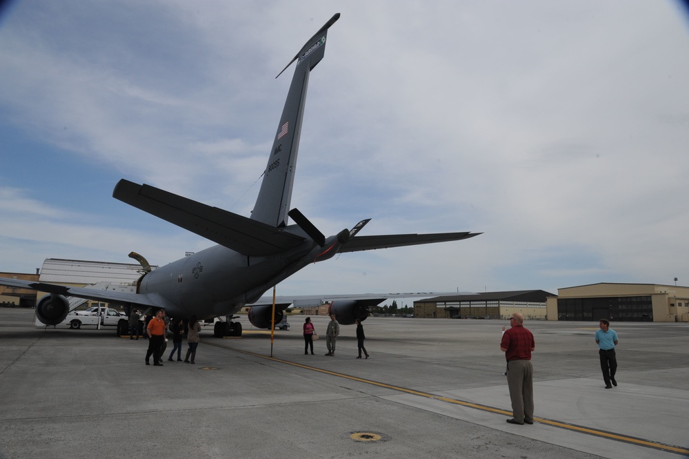 Leadership Spokane tours Fairchild