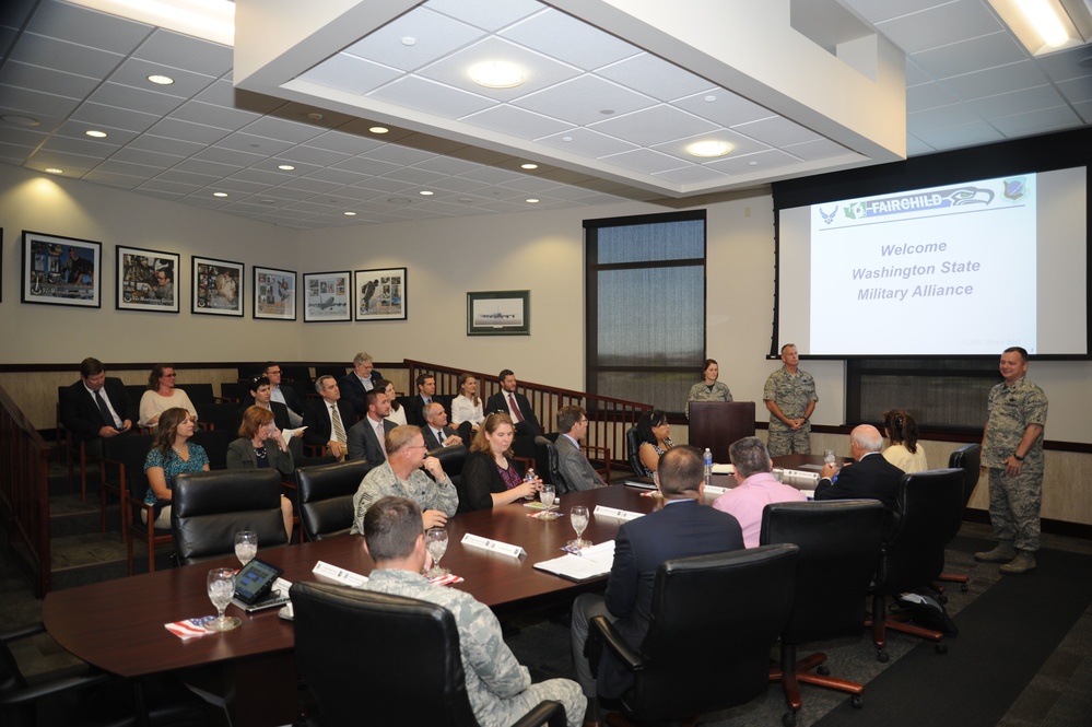 Military Alliance members learn about importance of Fairchild mission