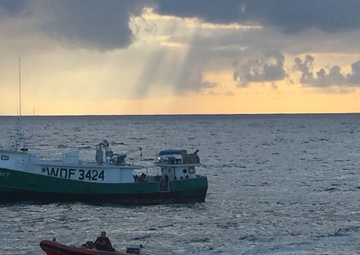 Coast Guard, NOAA OLE conduct joint boardings, identify potential illegal fishing activity