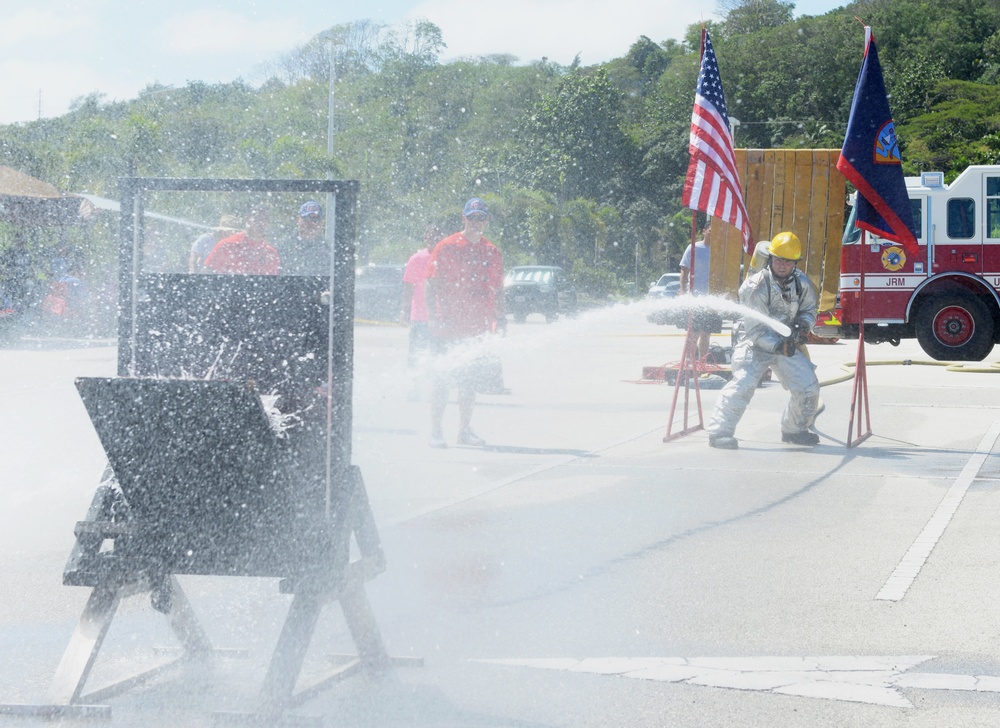 Guam firefighters go for gold