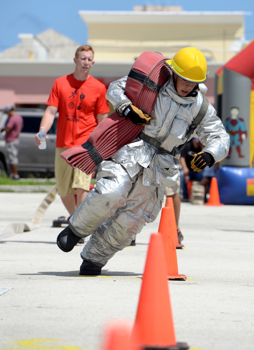 Guam firefighters go for gold