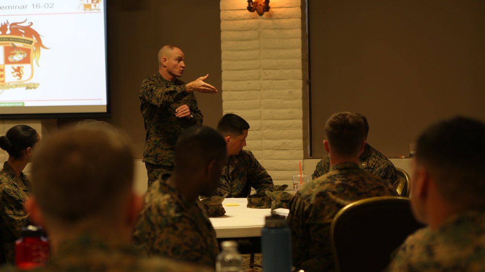 Grass roots leadership: 1st MLG conducts lieutenant seminar