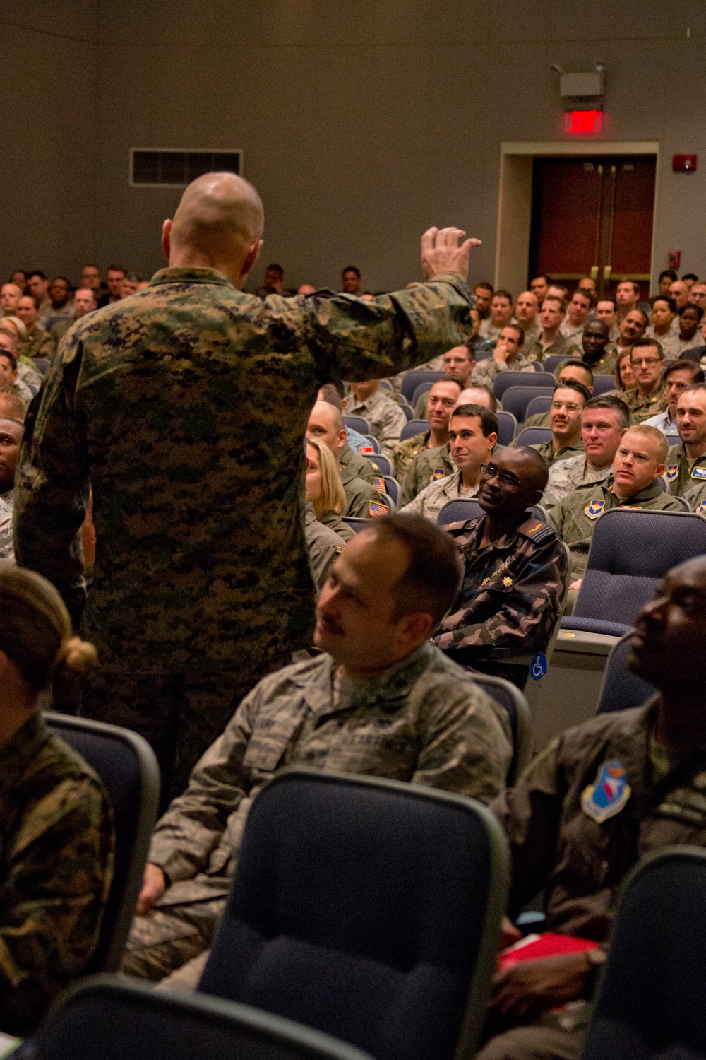 CMC Visits Air Command and Staff College Students