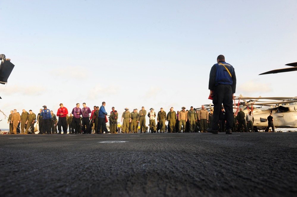 USS Boxer action