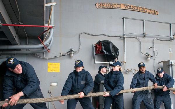 USS George Washington action