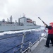 USS Benfold replenishment at sea