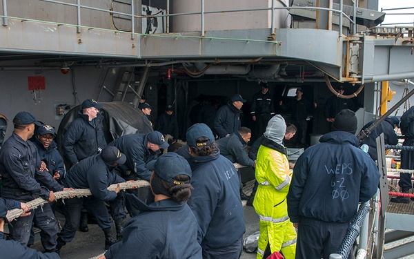 USS George Washington action
