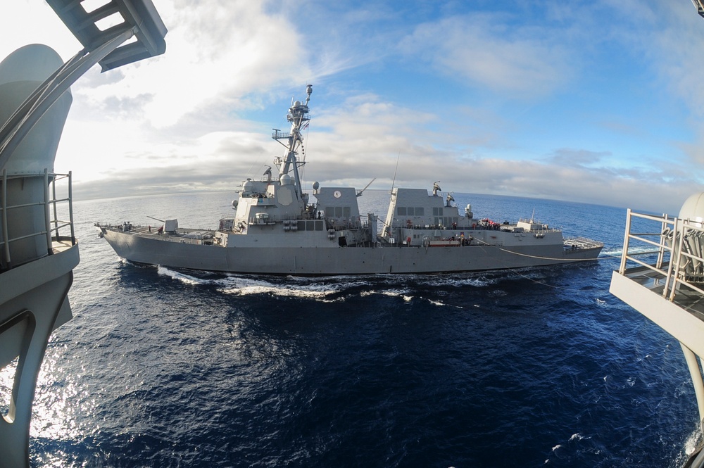 Fueling at sea aboard USS Makin Island