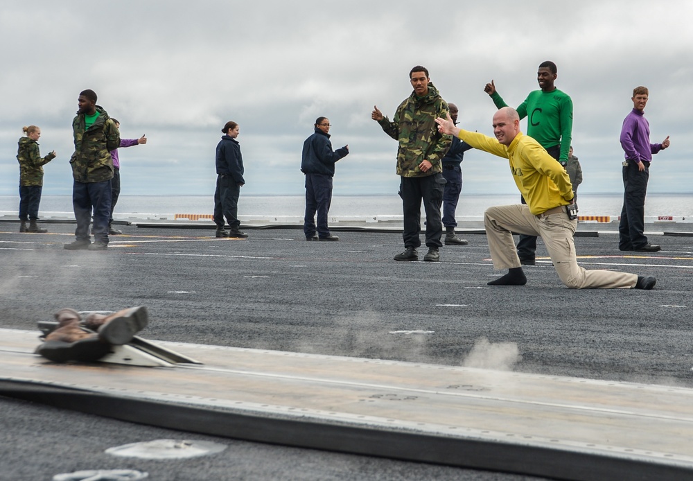 USS Theodore Roosevelt action