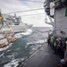 USS Mobile Bay replenishment at sea