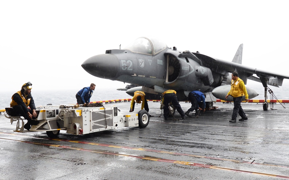 USS Boxer flight operations