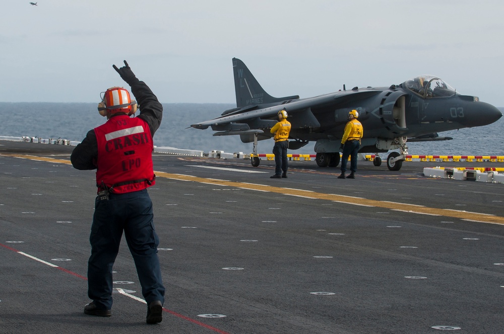 USS Makin Island flight operations