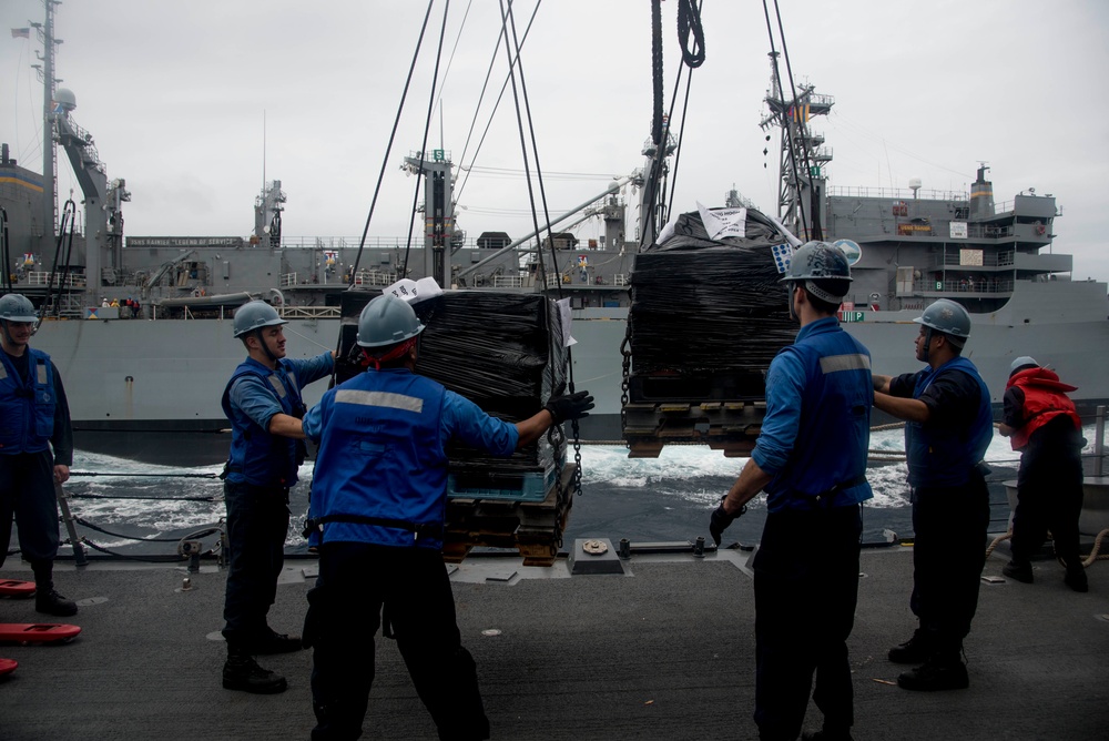 USS Chung-Hoon replenishment at sea