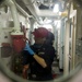 USS Gonzalez sailor performs maintenance