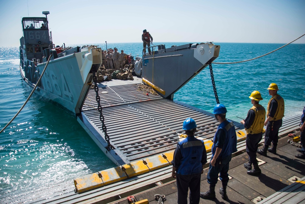 USS Arlington action