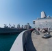 USS Arlington replenishment at sea