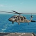 California and West Virginia Army National Guard Soldiers conduct deck landing qualifications