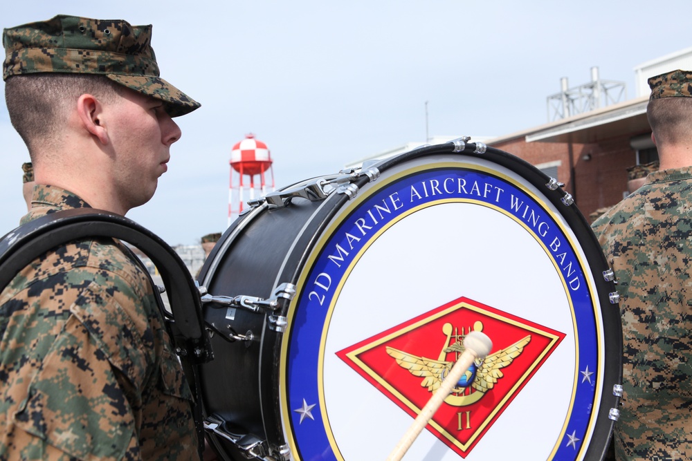 2nd MAW Band prepares for upcoming parade