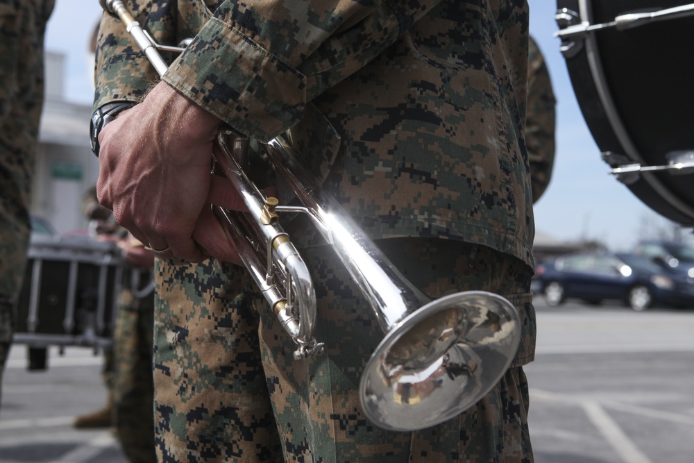 2nd MAW Band prepares for upcoming parade