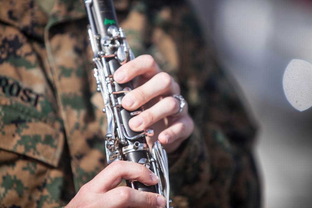 2nd MAW Band prepares for upcoming parade