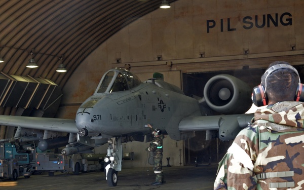 A-10s take off for first time for BM 16-01
