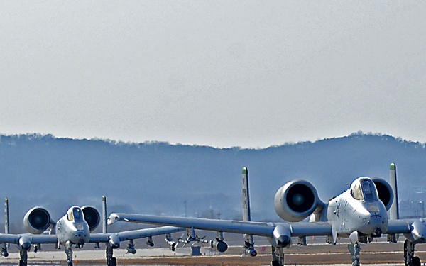 A-10s take off for first time for BM 16-01