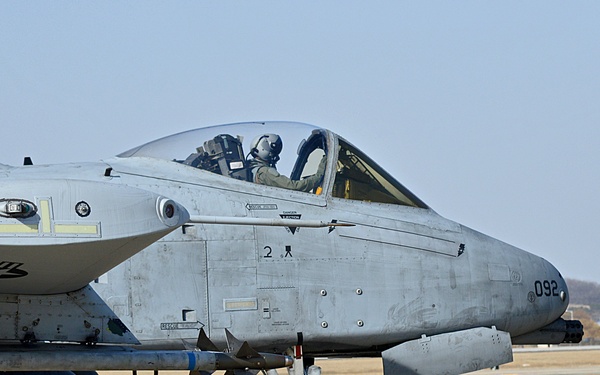 A-10s take off for first time for BM 16-01