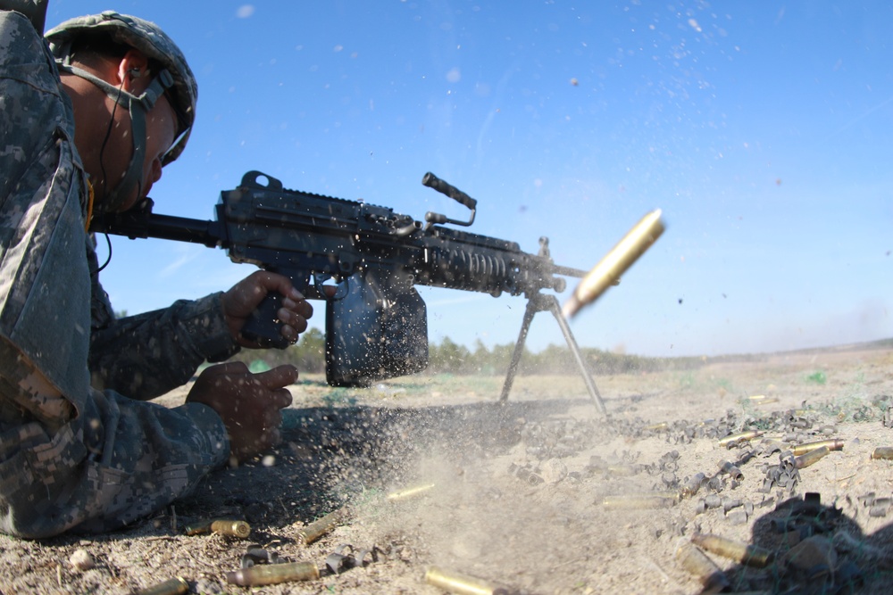 Shell casinig ejects M249