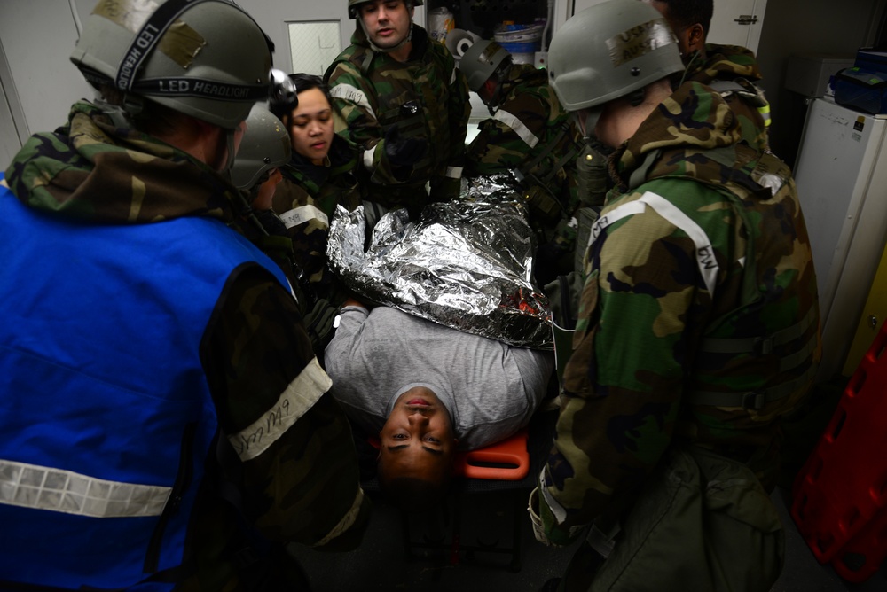 Osan medical teams test triage, decon skills