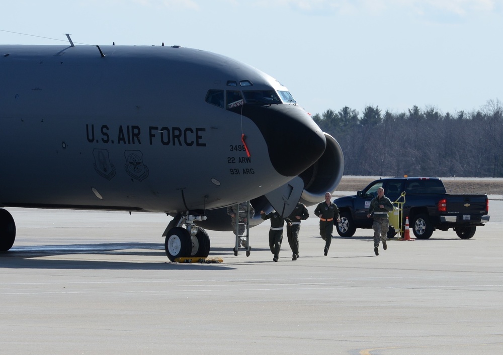 KC-135 crew alert response training