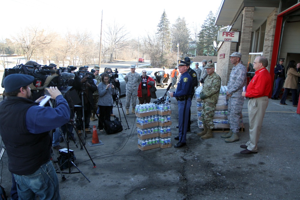 Michigan National Guard member from Perry supports Flint water assistance mission