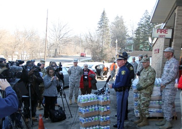 Michigan National Guard member from Perry supports Flint water assistance mission
