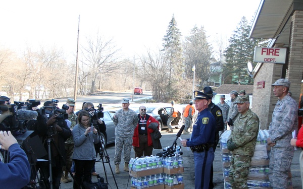 Michigan National Guard member from Perry supports Flint water assistance mission