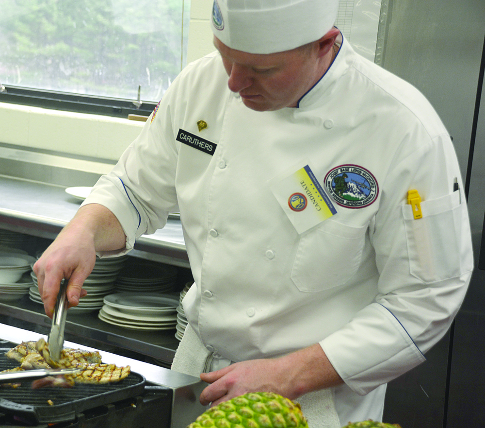 Military chefs cook off during culinary event