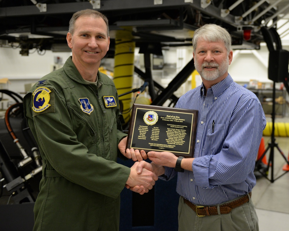 Pease retires KC-135 simulator in preparation for new KC-46A simulator