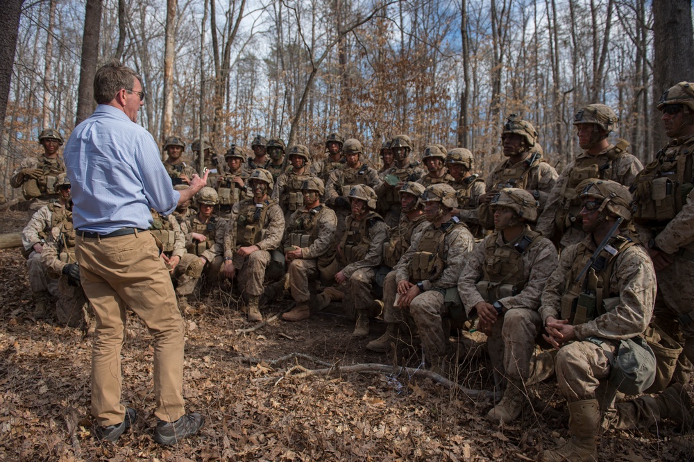 SD visits Marine Corps Base Quantico