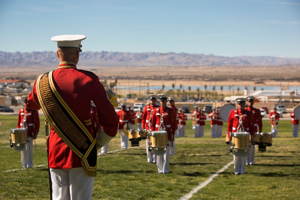 Combat Center hosts Battle Color Detachment