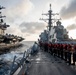 Replenishment at sea with USS John C. Stennis