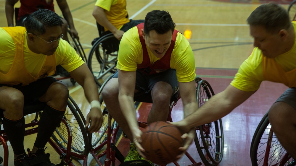 2016 Marine Corps Trials Wheelchair Basketball Competition