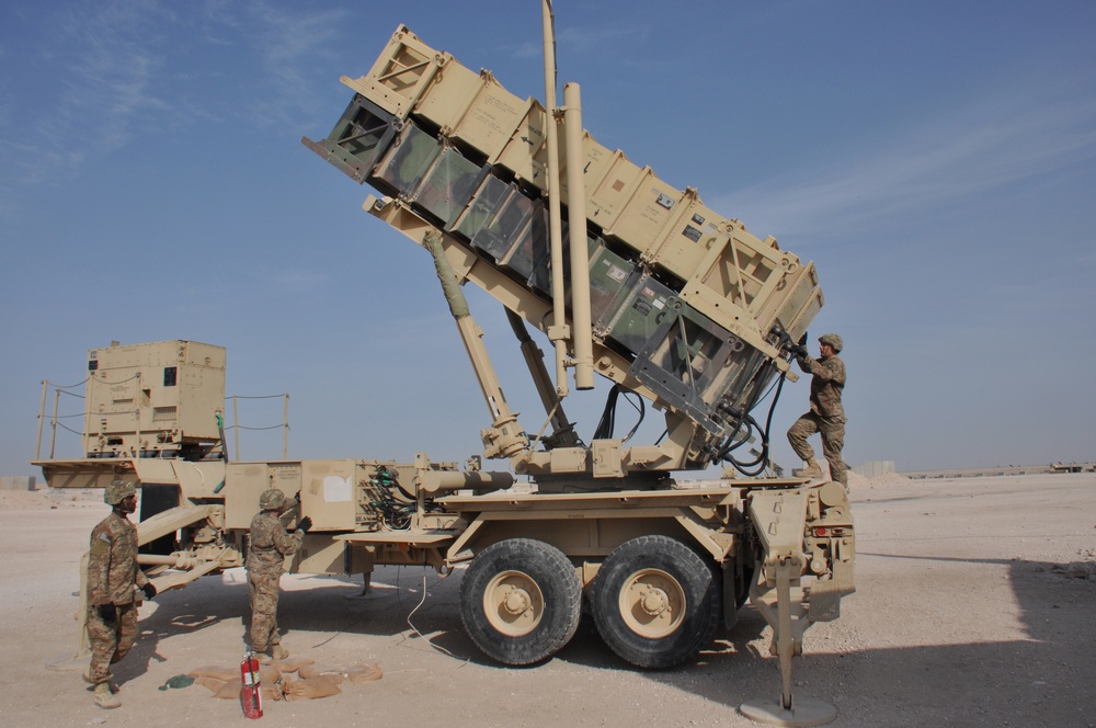 Patriot Battery defends AUAB from airborne threats