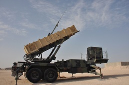 Patriot Battery defends AUAB from airborne threats