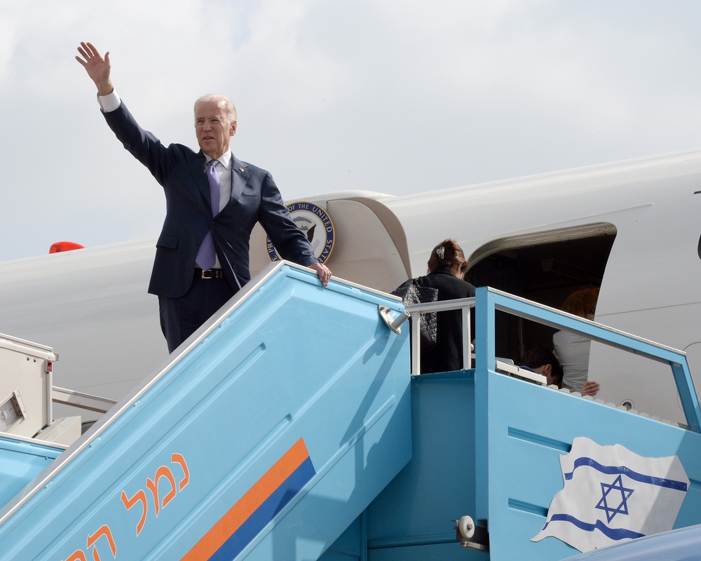 Vice President Biden departs Israel