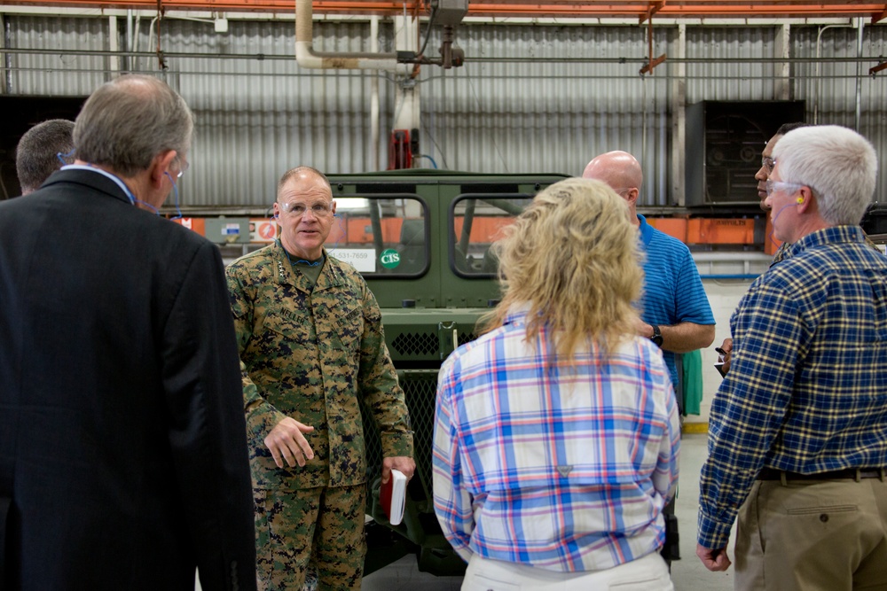 CMC Visits Marine Depot Maintenance Command