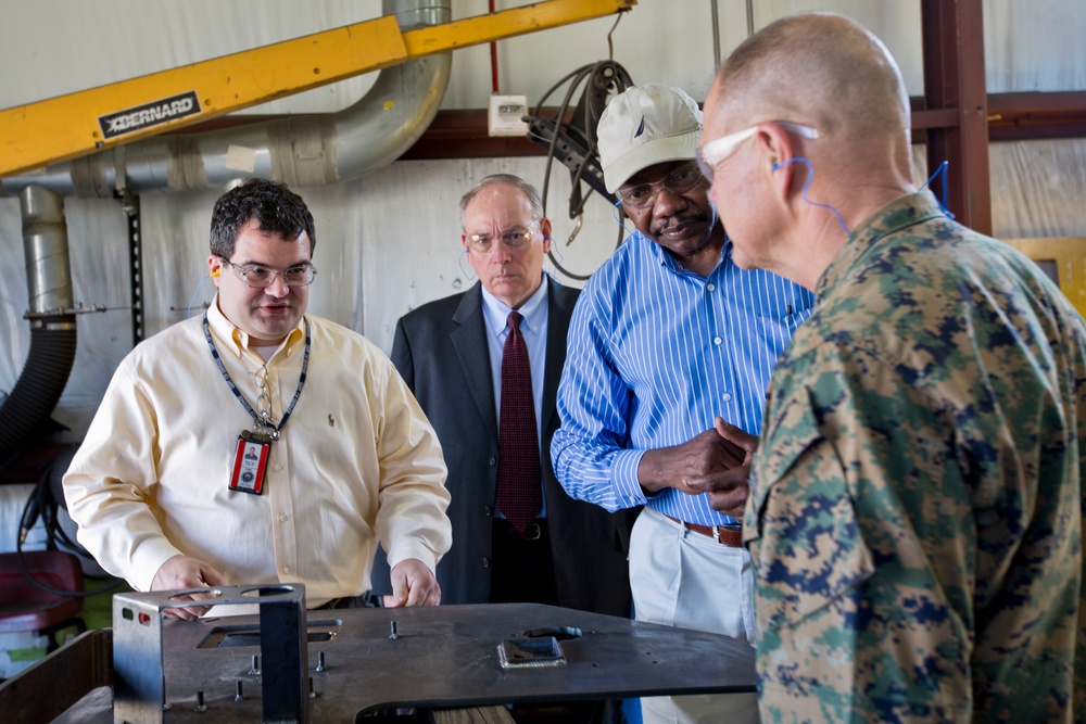 CMC Visits Marine Depot Maintenance Command