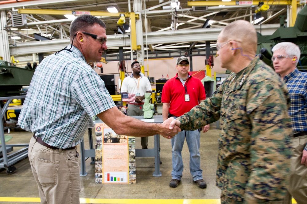 CMC Visits Marine Depot Maintenance Command