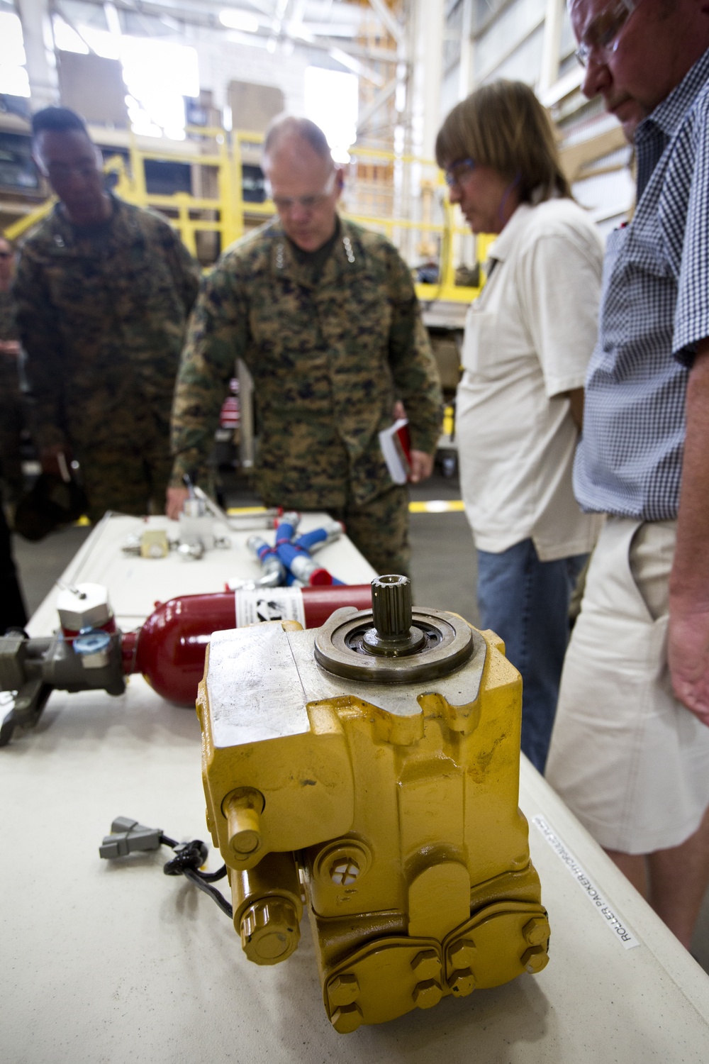 CMC Visits Marine Depot Maintenance Command