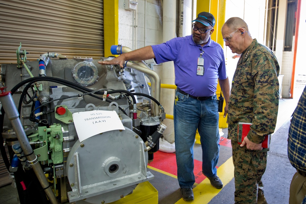 CMC Visits Marine Depot Maintenance Command